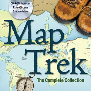 Map Trek atlas and historical outline maps for ancient, medieval, renaissance and modern history