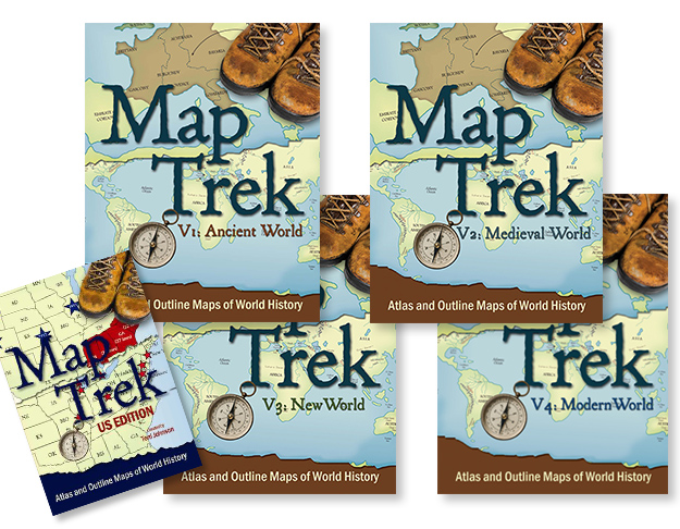Map Trek Historical Outline Maps