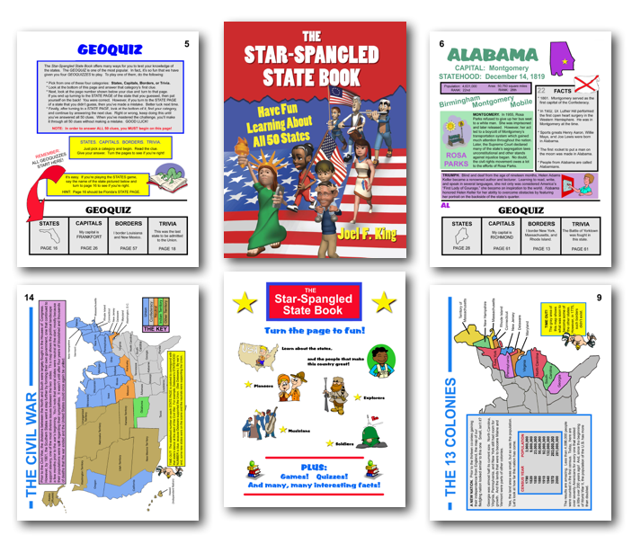 Pages from The Star-Spangled State Book